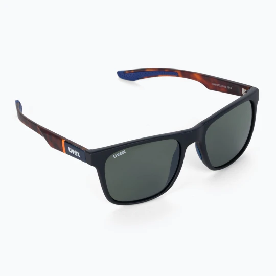 Zdjęcie produktu Okulary przeciwsłoneczne UVEX Lgl 42 blue mat havanna / litemirror silver Granatowy