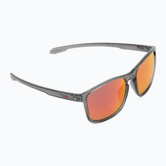 Zdjęcie produktu Okulary przeciwsłoneczne UVEX LGL 52 smoke / mirror red Szary