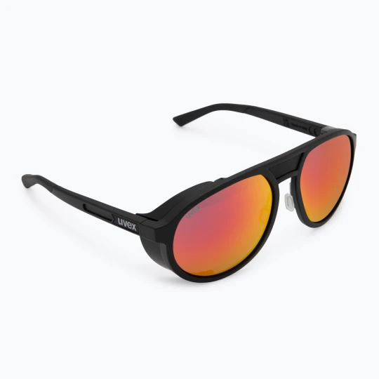 Zdjęcie produktu Okulary przeciwsłoneczne UVEX MTN Classic Pure black matt / mirror red