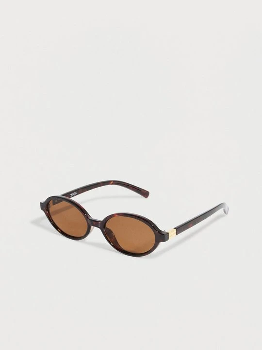 Zdjęcie produktu Okulary przeciwsłoneczne Zign By Zalando brązowy melanż
