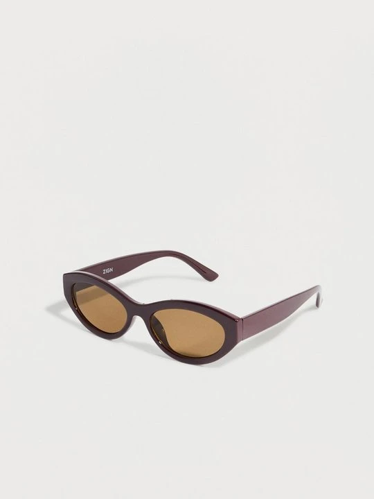 Zdjęcie produktu Okulary przeciwsłoneczne Zign By Zalando ciemnoczerwony