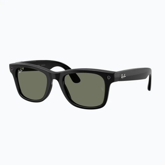 Zdjęcie produktu Okulary z kamerą Ray-Ban Meta Wayfarer shiny black / g15 green polar