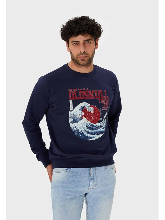Zdjęcie produktu OLDSKULL Bluza w kolorze granatowym rozmiar: L