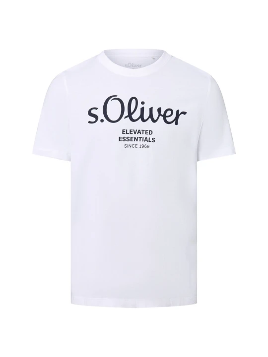 Zdjęcie produktu .Oliver koszulka Mężczyźni Bawełna biały s.Oliver