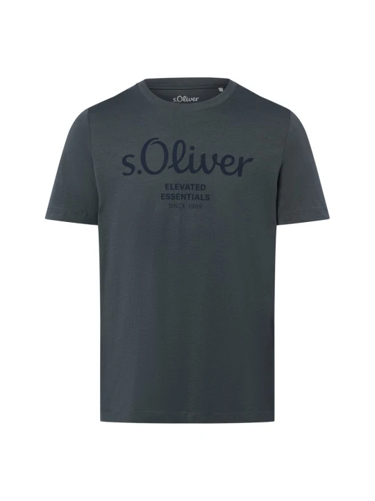 Zdjęcie produktu .Oliver koszulka Mężczyźni Bawełna szary s.Oliver