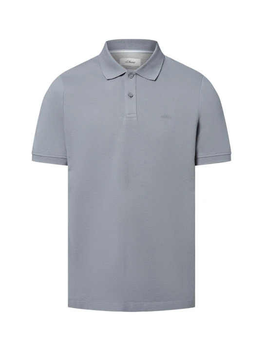 Zdjęcie produktu .Oliver koszulka polo Mężczyźni Bawełna szary s.Oliver