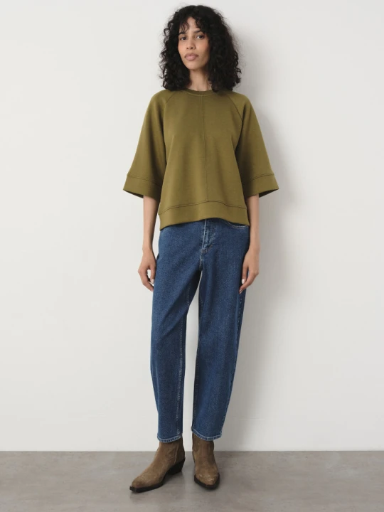 Zdjęcie produktu Oliwkowa bluza oversize Greenpoint