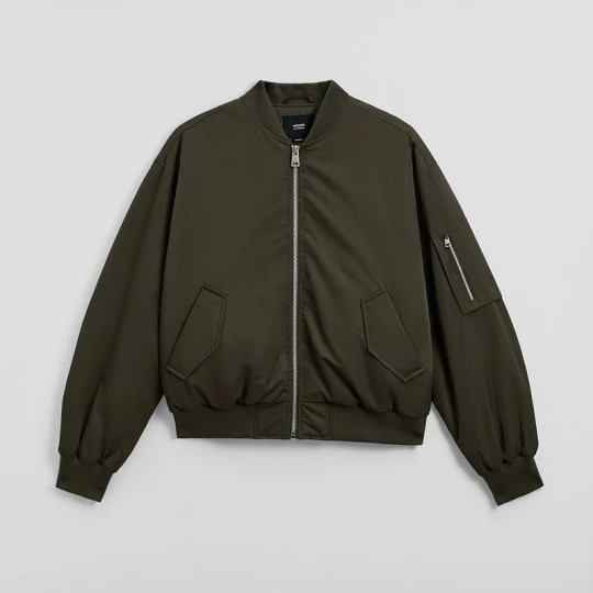 Zdjęcie produktu Oliwkowa kurtka bomber z lekkim ociepleniem House zielony