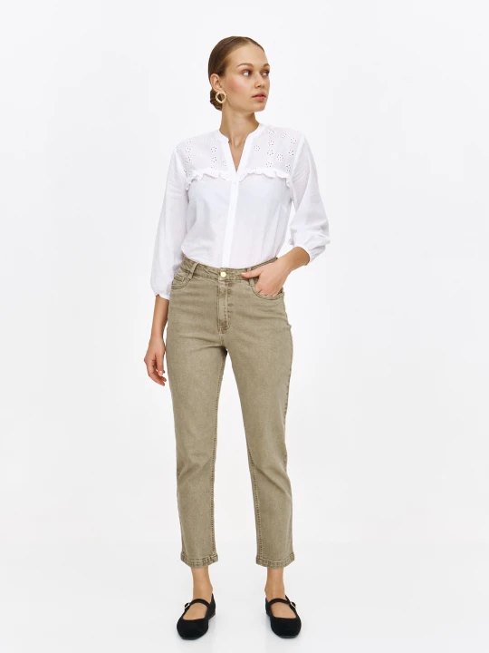 Zdjęcie produktu Oliwkowe spodnie typu skinny TOP SECRET
