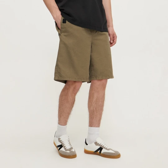 Zdjęcie produktu Oliwkowe szorty parachute z elastycznym pasem House khaki