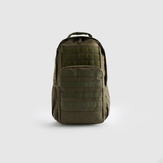 Zdjęcie produktu Oliwkowy plecak z taśmami z przodu House khaki