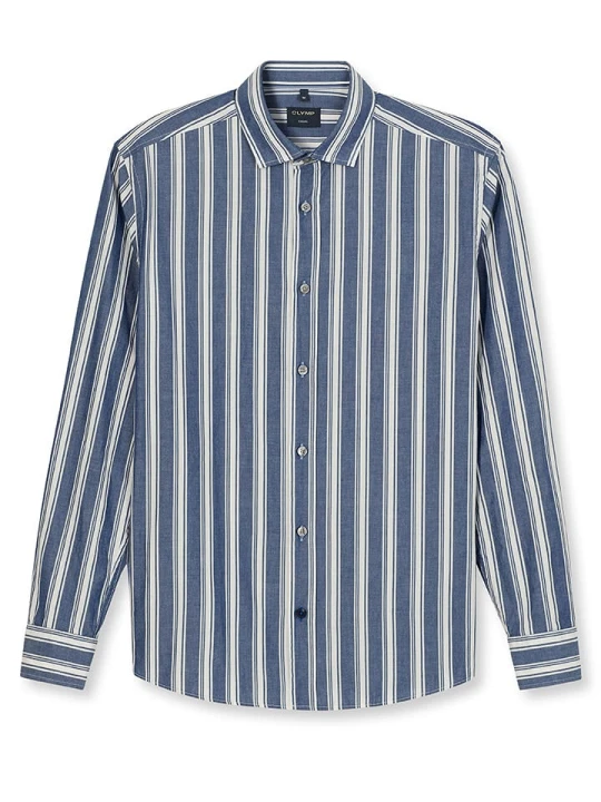 Zdjęcie produktu OLYMP Koszula "Casual" - Regular fit - w kolorze biało-niebieskim rozmiar: XL