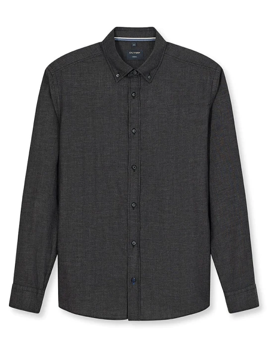 Zdjęcie produktu OLYMP Koszula "Casual" - Regular fit - w kolorze czarnym rozmiar: XS