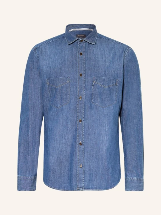 Zdjęcie produktu Olymp Koszula Jeansowa Casual Fit blau NIEBIESKI