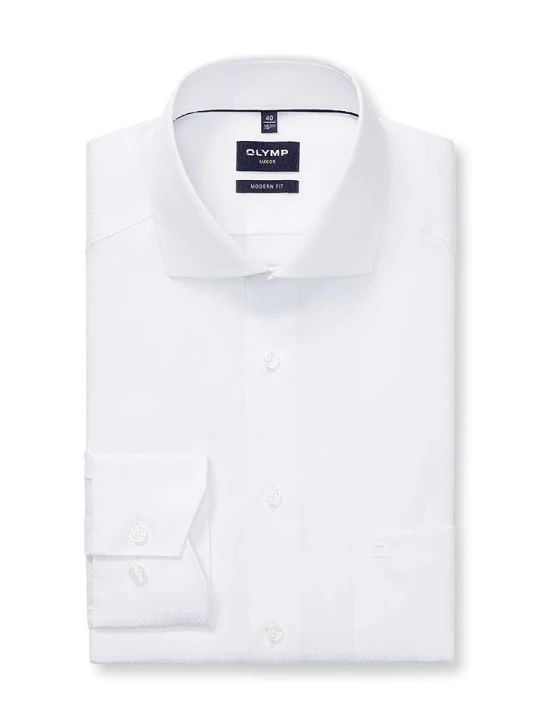Zdjęcie produktu OLYMP Koszula "Luxor" - Modern fit - w kolorze białym rozmiar: 43