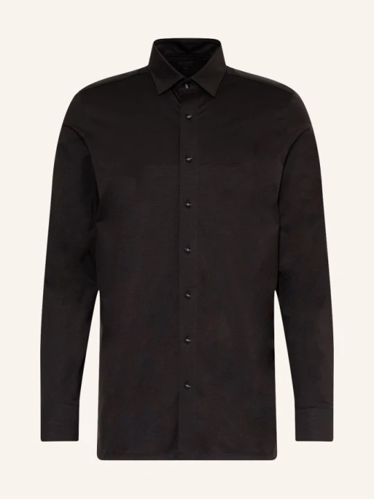 Zdjęcie produktu Olymp Koszula Z Dżerseju Luxor 24/Seven Modern Fit schwarz CZARNY