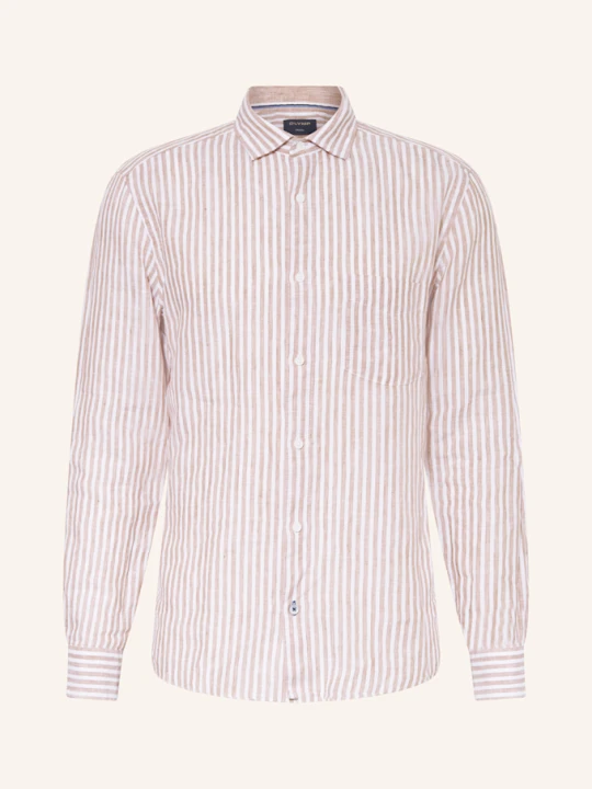 Zdjęcie produktu Olymp Koszula Z Lnu Casual Regular Fit beige