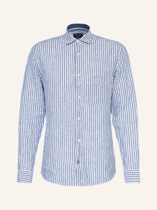 Zdjęcie produktu Olymp Koszula Z Lnu Casual Regular Fit blau