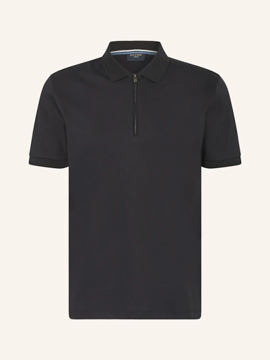 Zdjęcie produktu Olymp Koszulka Polo Z Dżerseju Casual Comfort Fit schwarz CZARNY