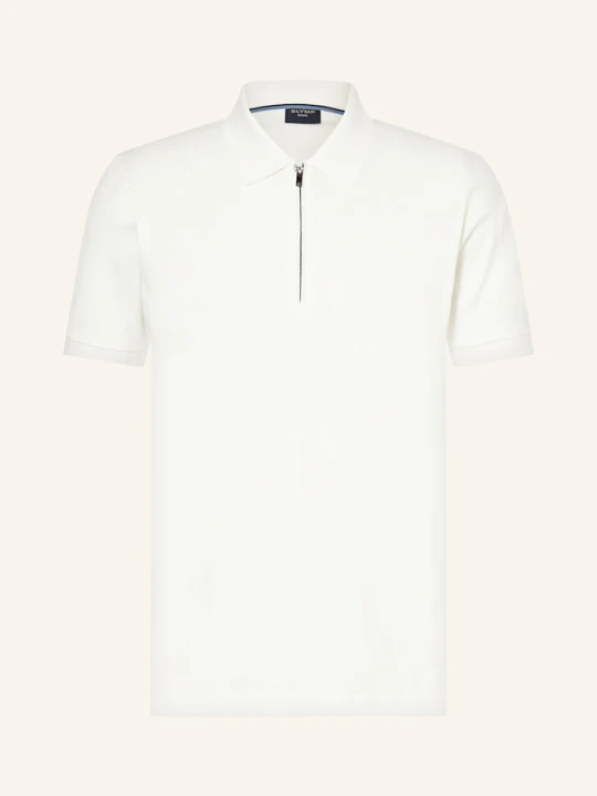 Zdjęcie produktu Olymp Koszulka Polo Z Dżerseju Casual Comfort Fit weiss BIAŁY