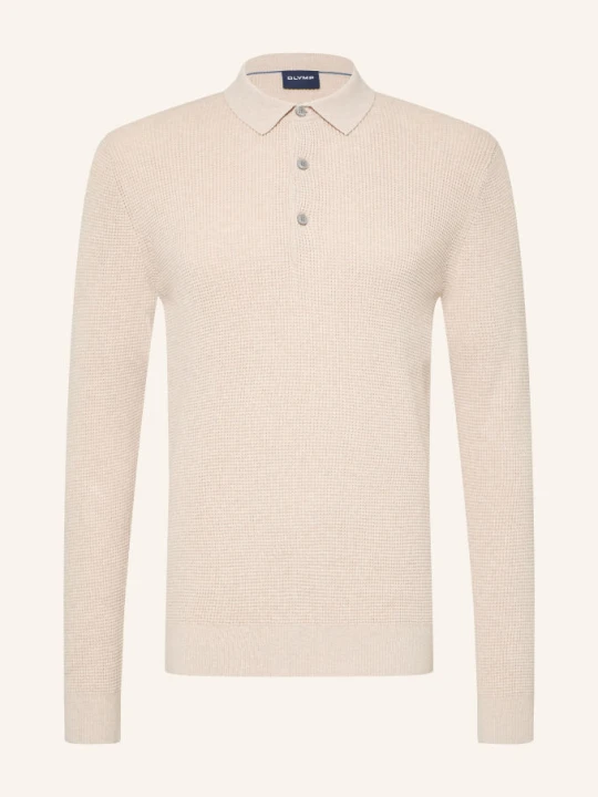 Zdjęcie produktu Olymp Koszulka Polo Z Dzianiny beige