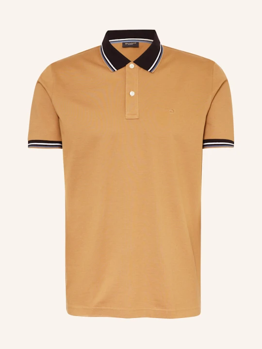Zdjęcie produktu Olymp Koszulka Polo Z Piki Casual Fit braun JASNOBRĄZOWY