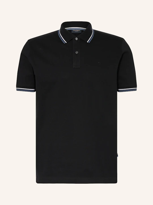 Zdjęcie produktu Olymp Koszulka Polo Z Piki Casual Fit schwarz CZARNY