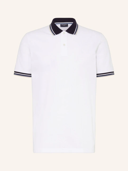 Zdjęcie produktu Olymp Koszulka Polo Z Piki Casual Fit weiss BIAŁY