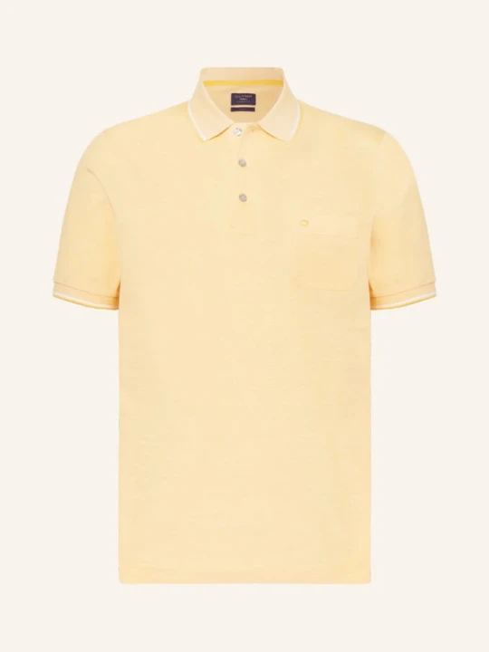 Zdjęcie produktu Olymp Koszulka Polo Z Piki Modern Fit gelb JASNOPOMARAŃCZOWY