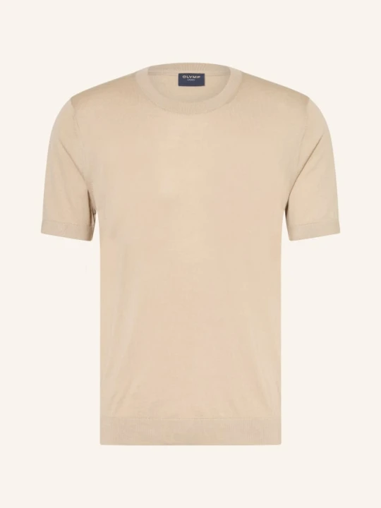 Zdjęcie produktu Olymp Koszulka Z Dzianiny beige