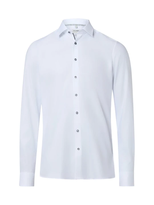Zdjęcie produktu Olymp Level Five Koszula Mężczyźni Super Slim Fit Bawełna biały