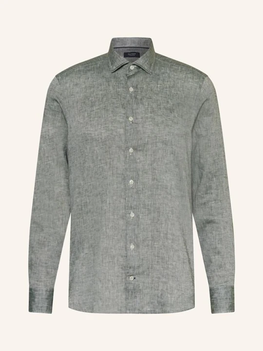 Zdjęcie produktu Olymp Signature Koszula Lniana Signature Casual Tailored Fit gruen ZIELONY