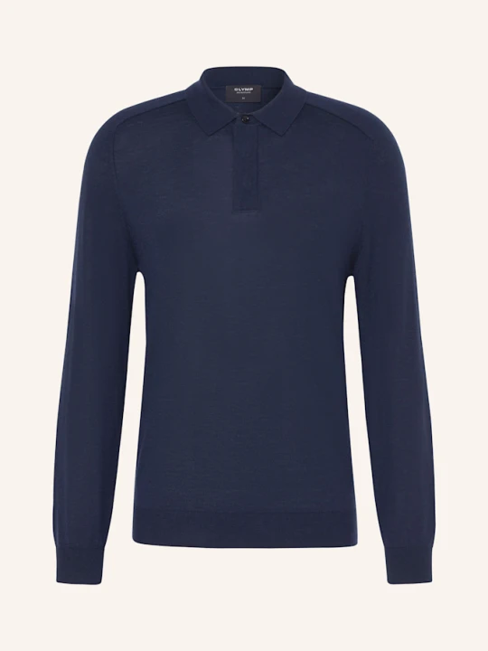 Zdjęcie produktu Olymp Signature Koszulka Polo Z Dzianiny Tailored Fit blau GRANATOWY