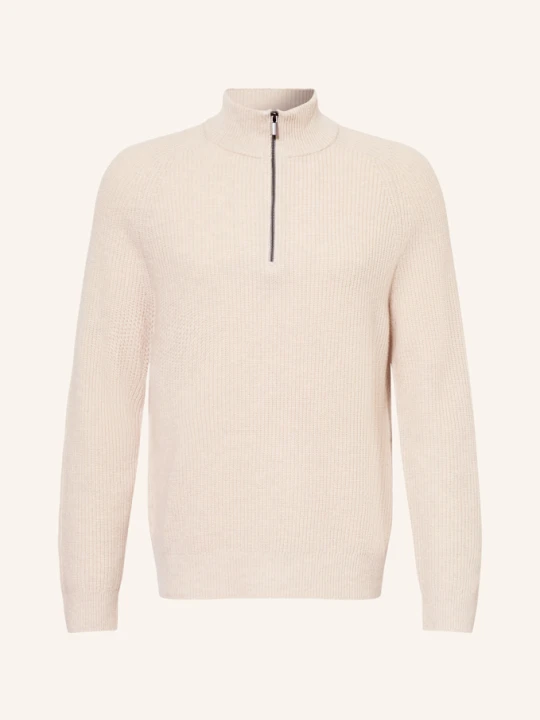 Zdjęcie produktu Olymp Signature Sweter Typu Troyer beige ECRU