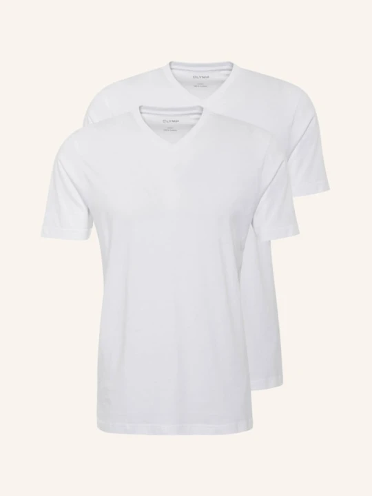 Zdjęcie produktu Olymp T-Shirt, 2 Szt. weiss BIAŁY