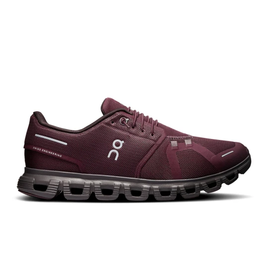 Zdjęcie produktu ON Cloud 6 M Mulberry | Pebble Sneakersy męskie Bordowy