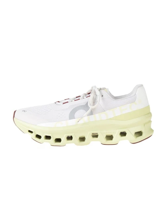 Zdjęcie produktu ON RUNNING Buty "Cloudmonster" w kolorze biało-żółtym do biegania rozmiar: 47, 5 On-running