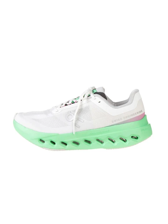 Zdjęcie produktu ON RUNNING Buty "Cloudsurfer next" w kolorze biało-zielonym do biegania rozmiar: 42 On-running