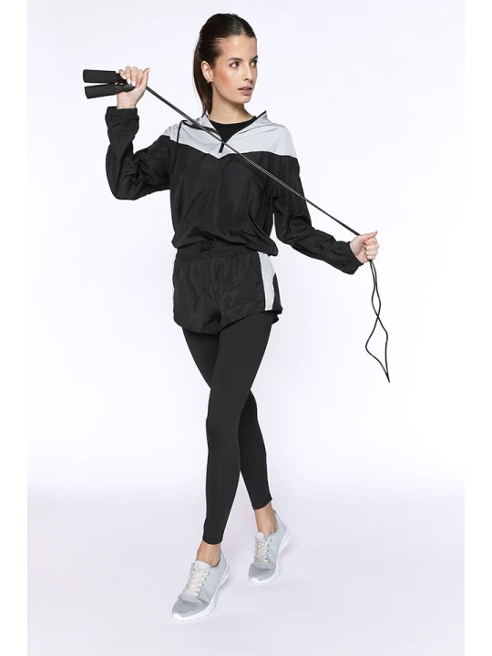 Zdjęcie produktu Onamaste Legginsy sportowe "Adele" w kolorze czarnym rozmiar: L/XL