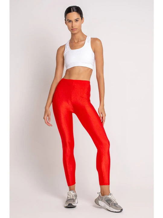Zdjęcie produktu Onamaste Legginsy sportowe w kolorze czerwonym rozmiar: S / M