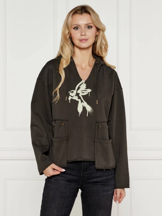 Zdjęcie produktu One Teaspoon Bluza | Oversize fit khaki