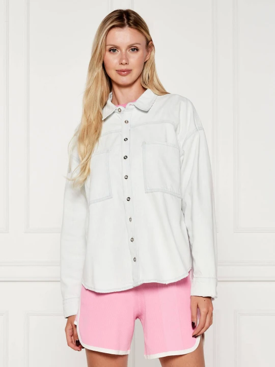 Zdjęcie produktu One Teaspoon Jeansowa koszula DARIA | Oversize fit błękitny
