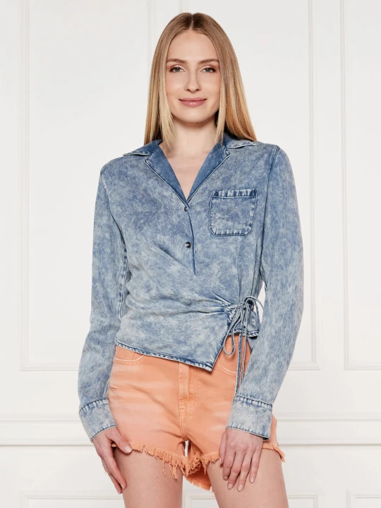 Zdjęcie produktu One Teaspoon Jeansowa koszula | Regular Fit niebieski