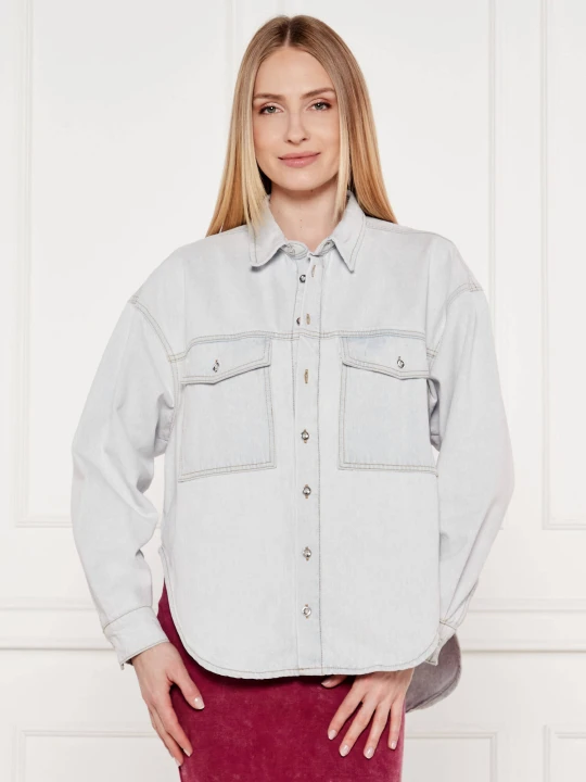Zdjęcie produktu One Teaspoon Jeansowa koszula Smiley Daria | Relaxed fit błękitny