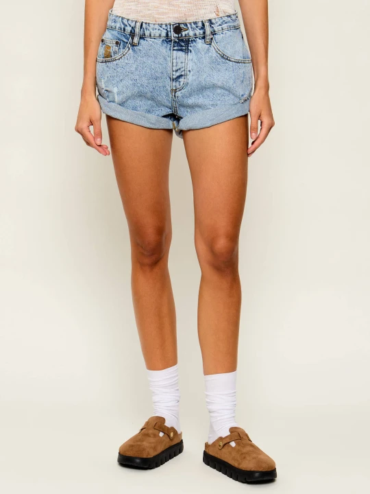 Zdjęcie produktu One Teaspoon Jeansowe szorty Bandits | Regular Fit | low waist niebieski