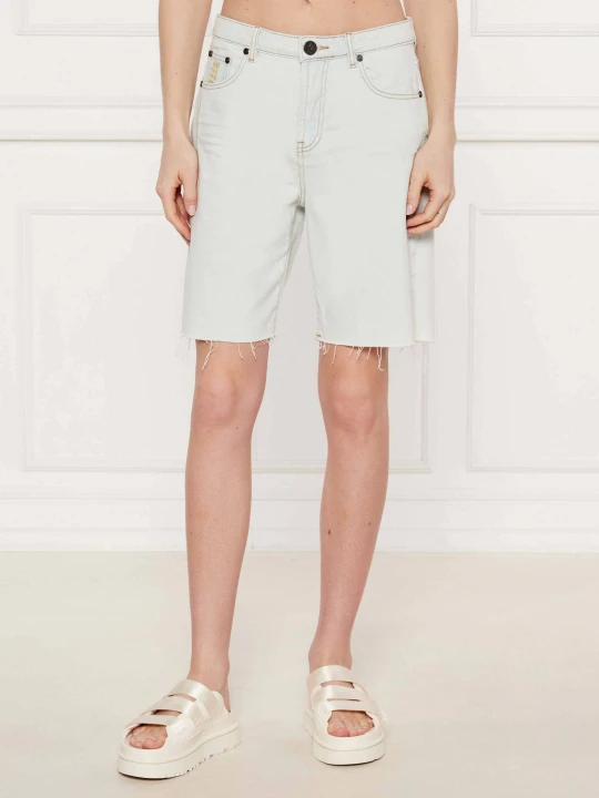 Zdjęcie produktu One Teaspoon Jeansowe szorty LE CATS | Relaxed fit błękitny