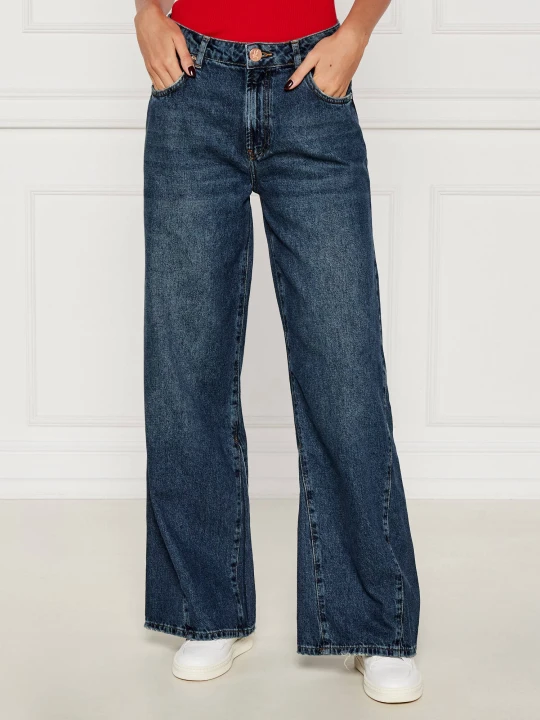 Zdjęcie produktu One Teaspoon Jeansy Cruisers | flare fit | mid waist niebieski