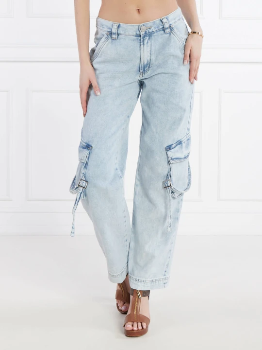 Zdjęcie produktu One Teaspoon Jeansy FLORENCE LUNA UTILITY | Relaxed fit błękitny