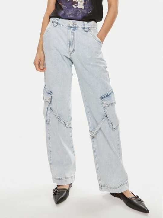 Zdjęcie produktu One Teaspoon Jeansy Luna 26256 Niebieski Relaxed Fit