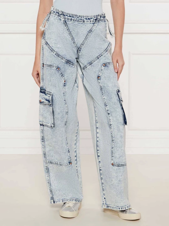 Zdjęcie produktu One Teaspoon Jeansy RAVENS | Loose fit | high waist niebieski